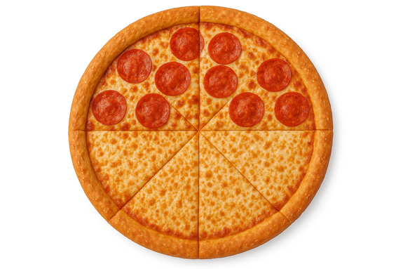 2 в 1: Пепперони + сырная