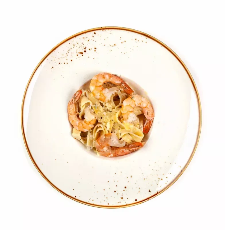 Паста с креветками