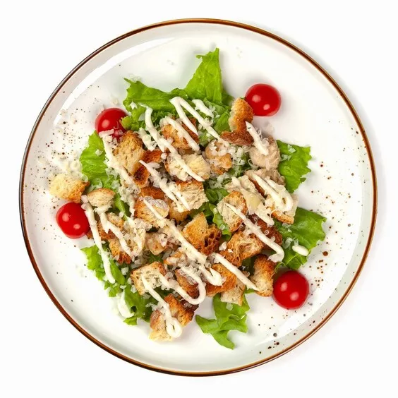 Салат цезарь с курицей